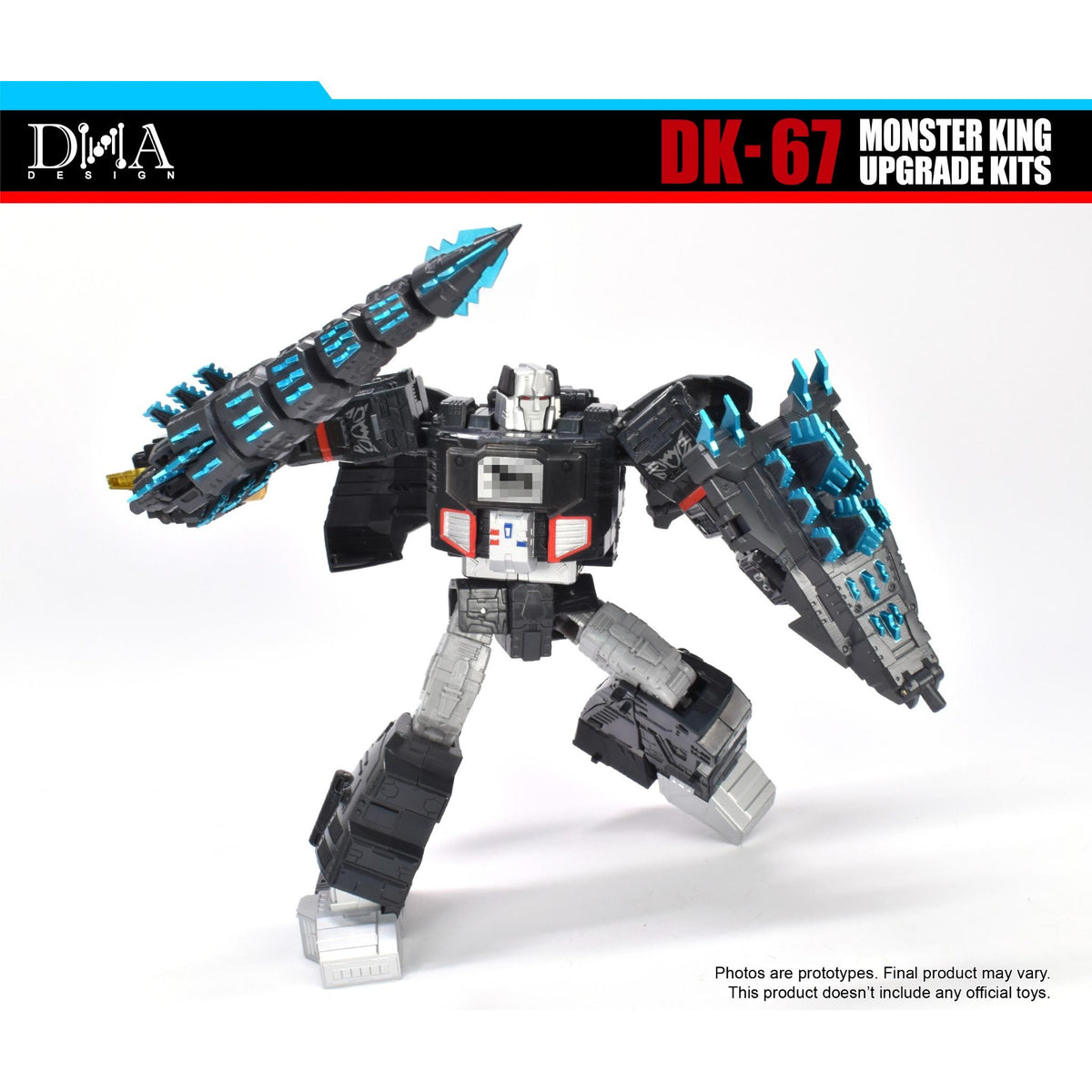 Transformers Collaborative Godzilla DK-67 For Megatron Type Godzilla Synergex Upgrade-Kit – TRANSFORVERSE.EU