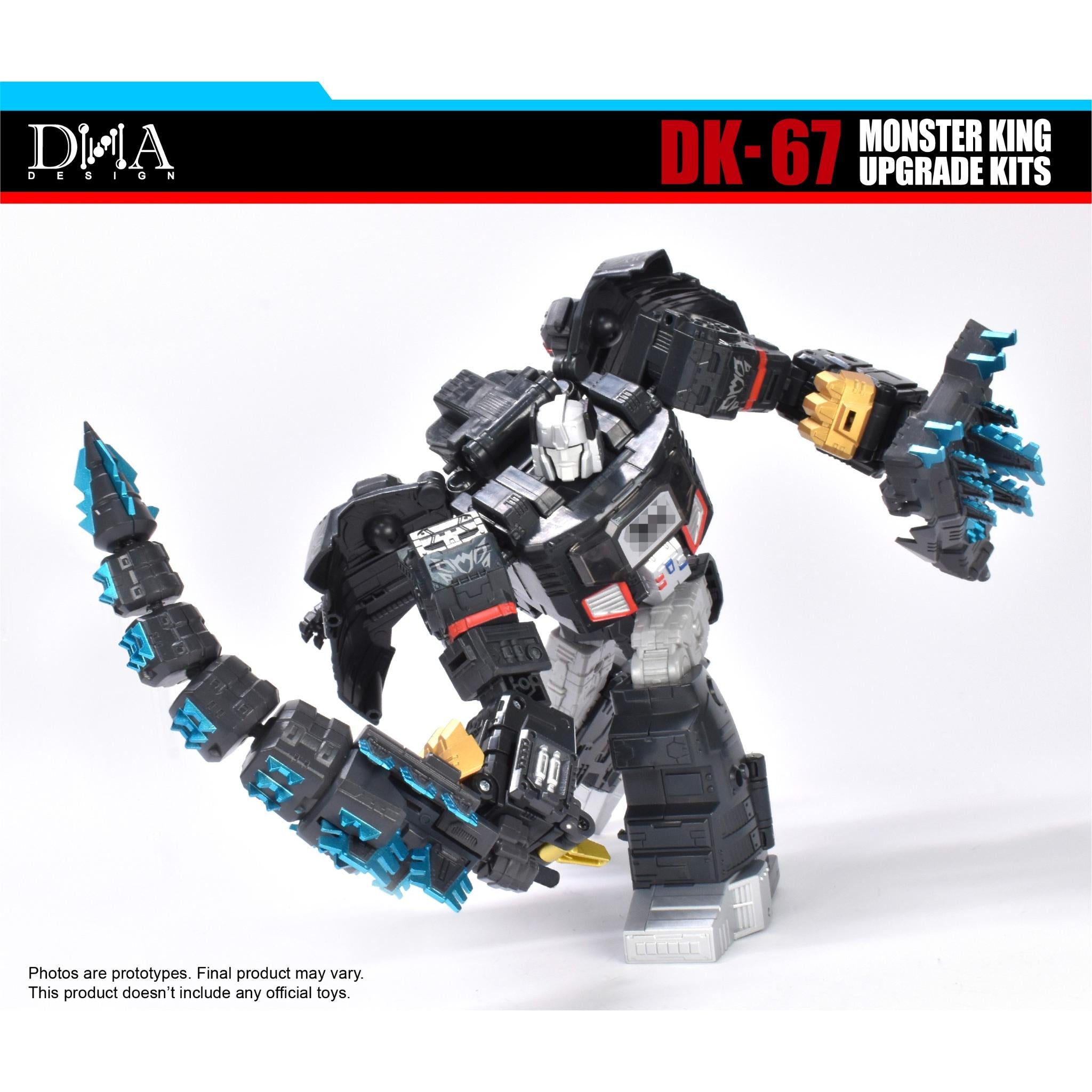 DK-67 For Megatron Type Godzilla Synergex Upgrade-Kit