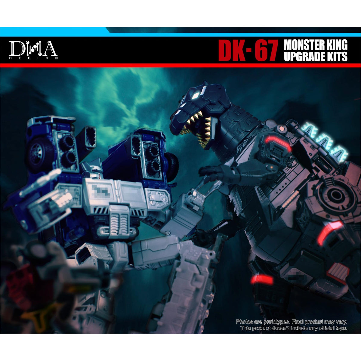 Transformers Collaborative Godzilla DK-67 For Megatron Type Godzilla Synergex Upgrade-Kit – TRANSFORVERSE.EU