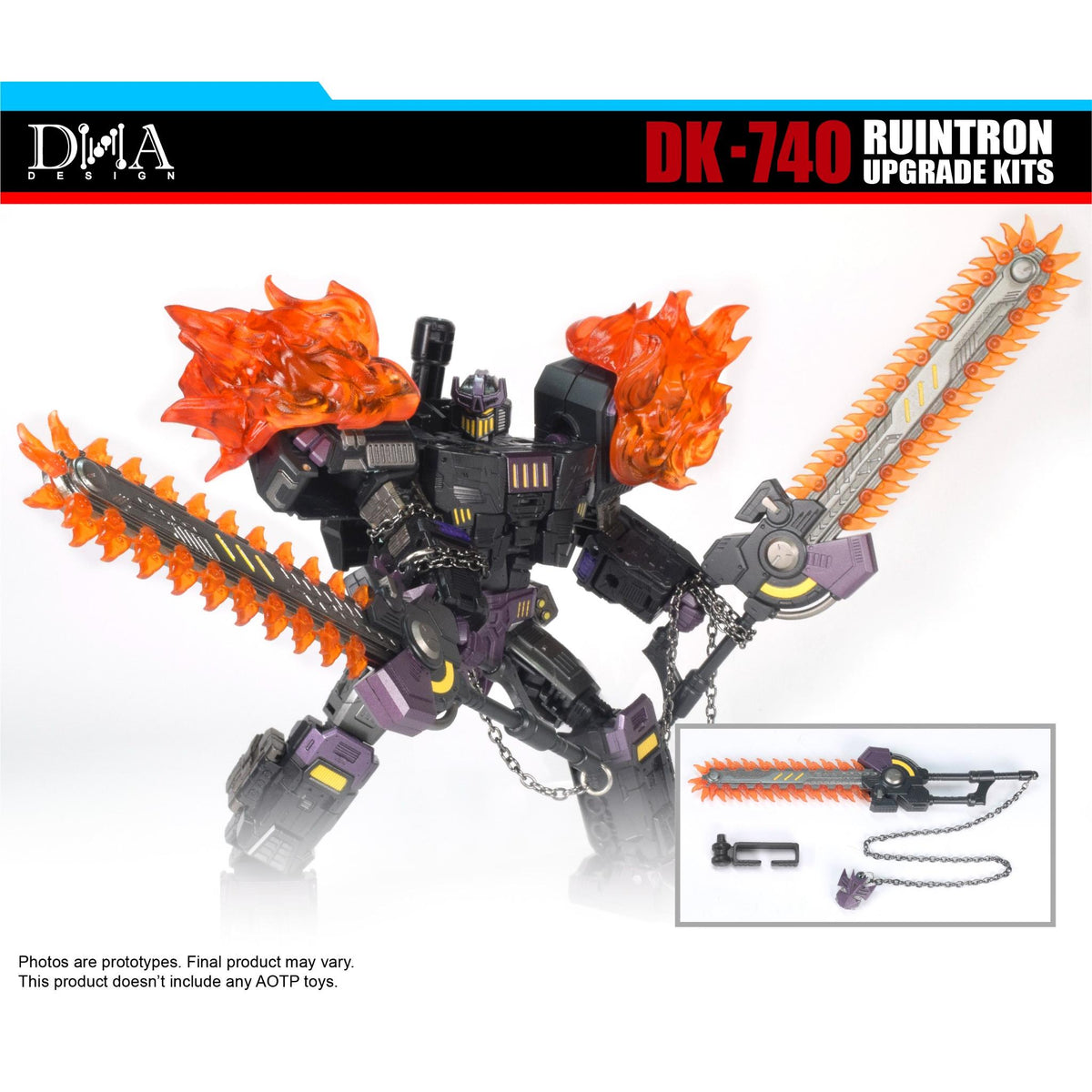 Prim Kit DK-74O For Megatronus Prime The Fallen Upgrade-Kits DNA – TRANSFORVERSE.EU
