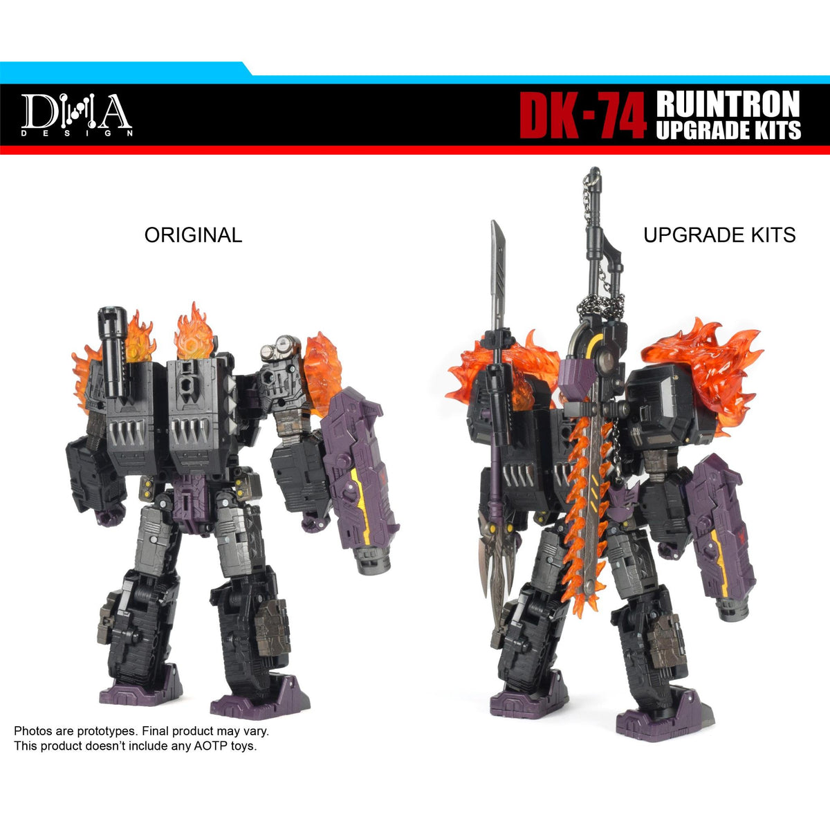 DK-74 Fir Megatronus Prime The Fallen Age Of The Primes Upgrade-Kits DNA