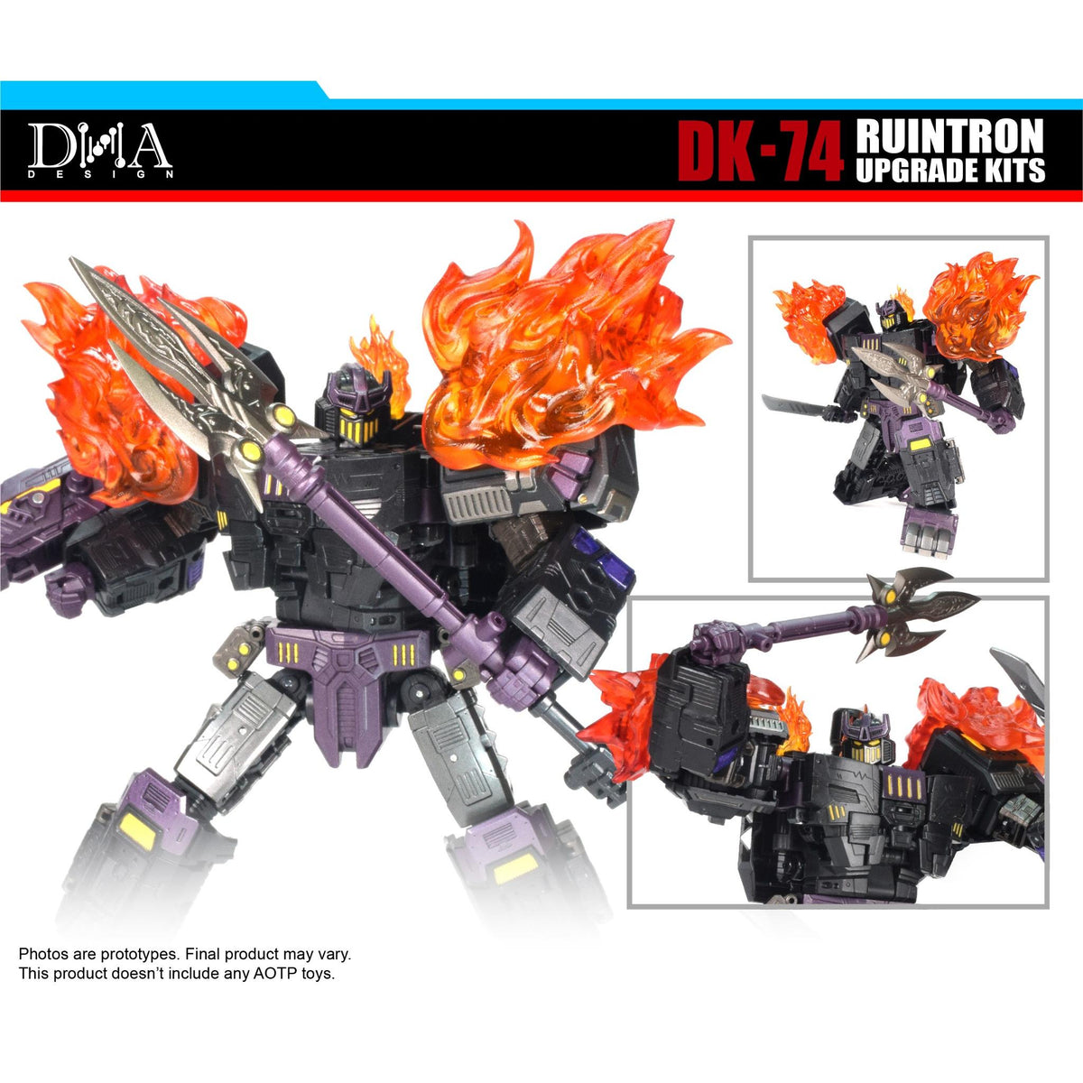 DK-74 Fir Megatronus Prime The Fallen Age Of The Primes Upgrade-Kits DNA
