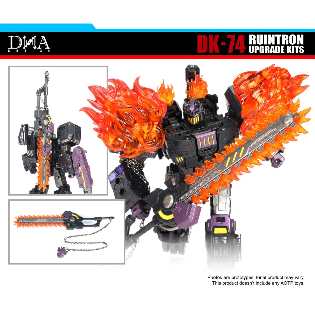 DK-74 Fir Megatronus Prime The Fallen Age Of The Primes Upgrade-Kits DNA