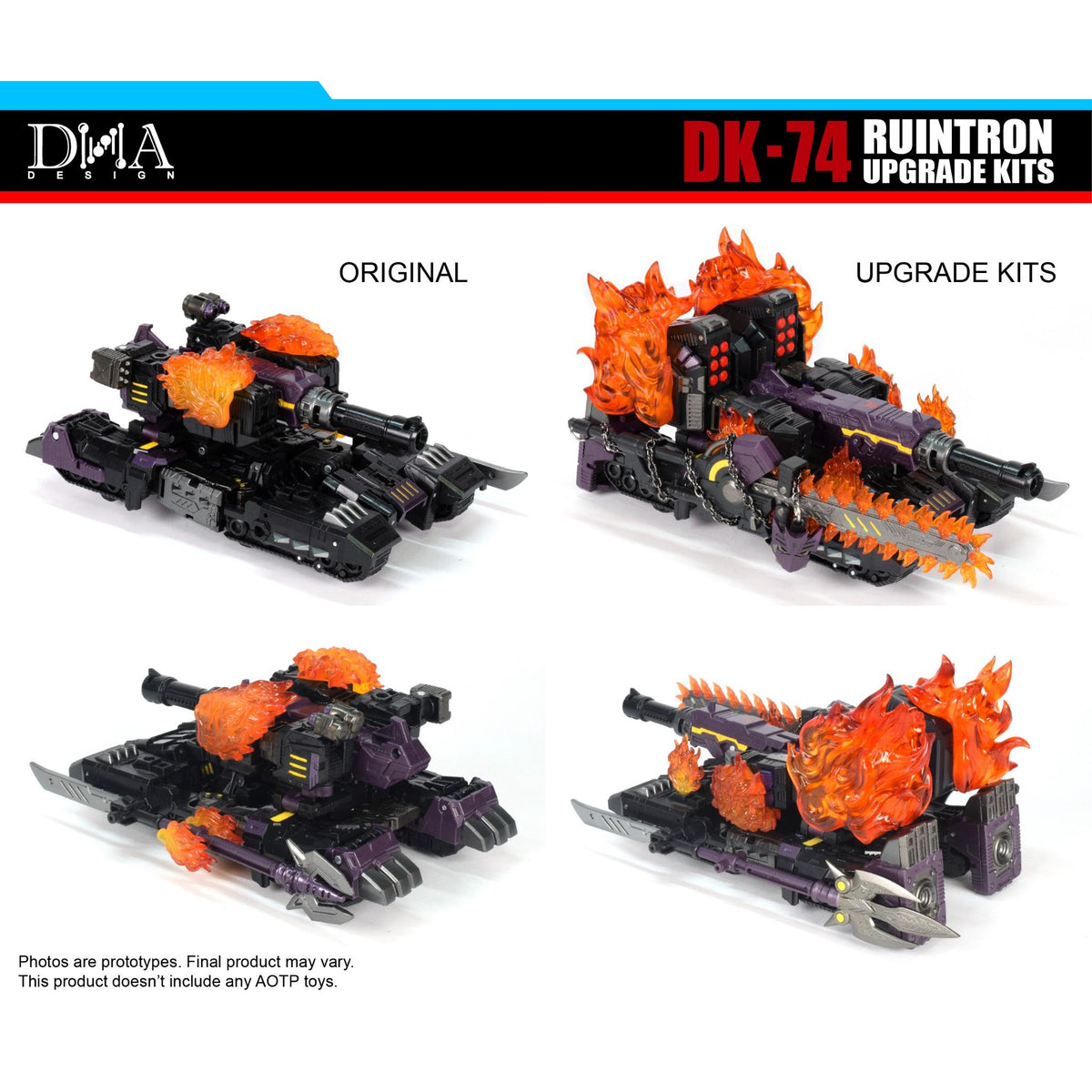 DK-74 Fir Megatronus Prime The Fallen Age Of The Primes Upgrade-Kits DNA