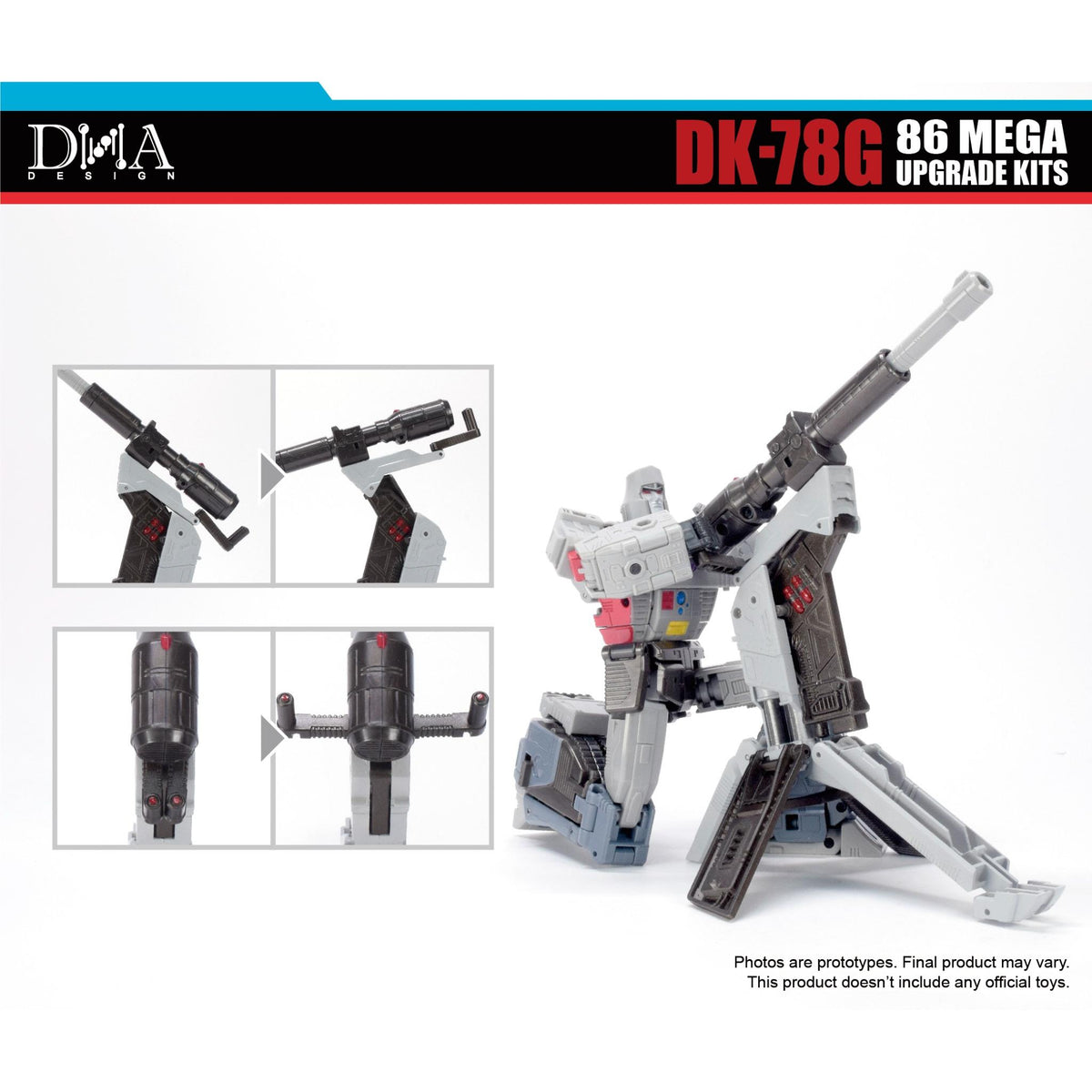 DK-78G för Megatron Studio Series 86 ( Pistolläge)