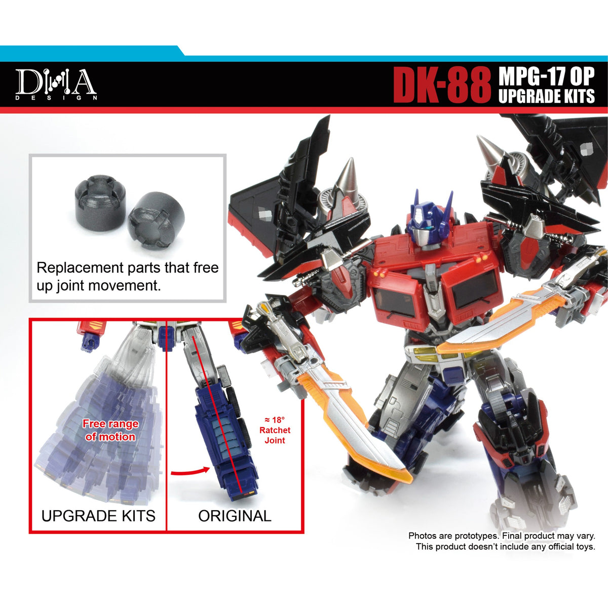 DK-88 Optimus MPG-17 Upgrade-Kit