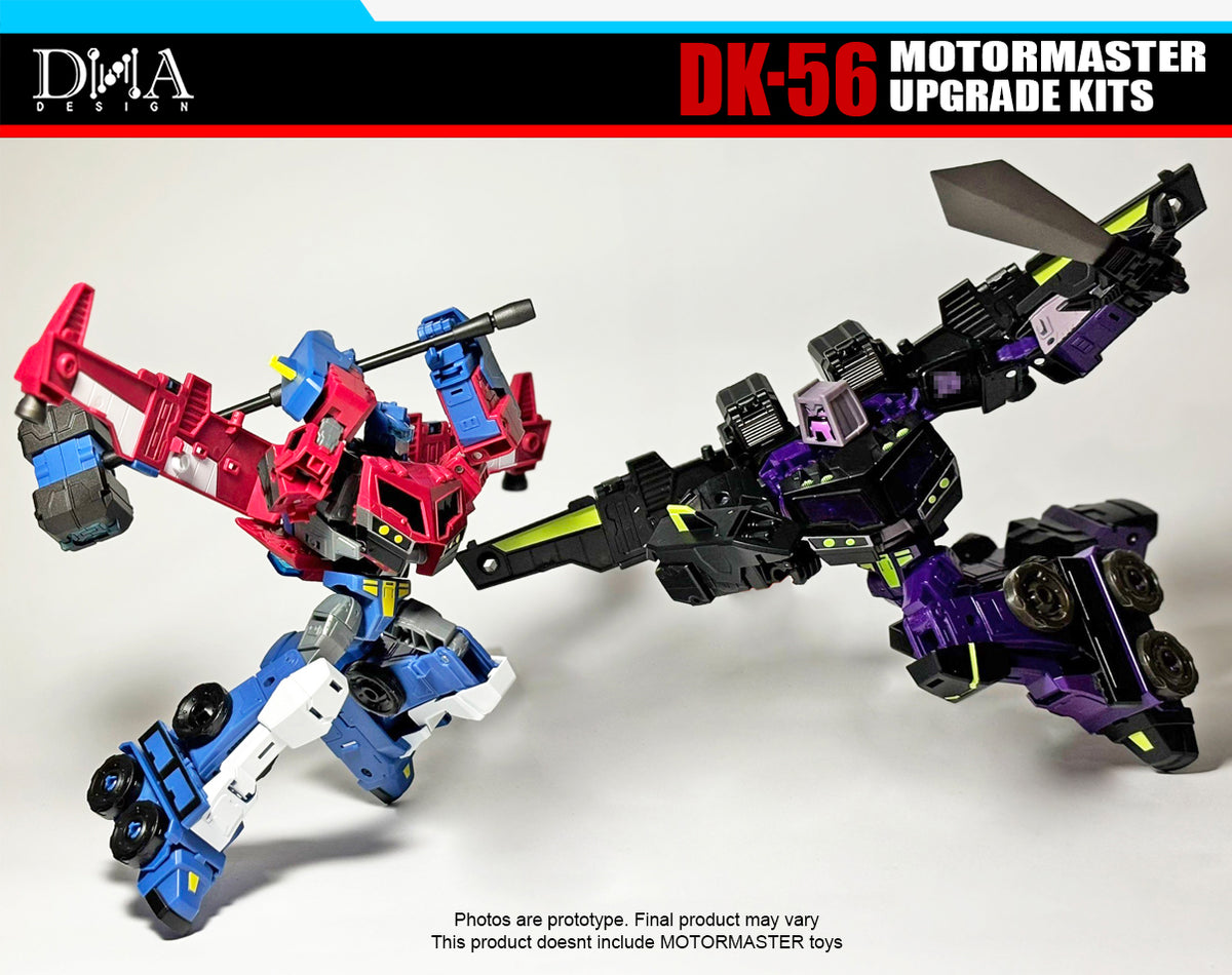 Súpravy na vylepšenie DK-56 DNA pre Motormaster Animated Legacy United