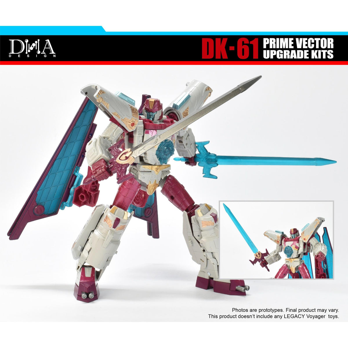 Set Kit Complete Vector DK-61 For Vector Prime Legacy United Upgrade-Kits – TRANSFORVERSE.EU