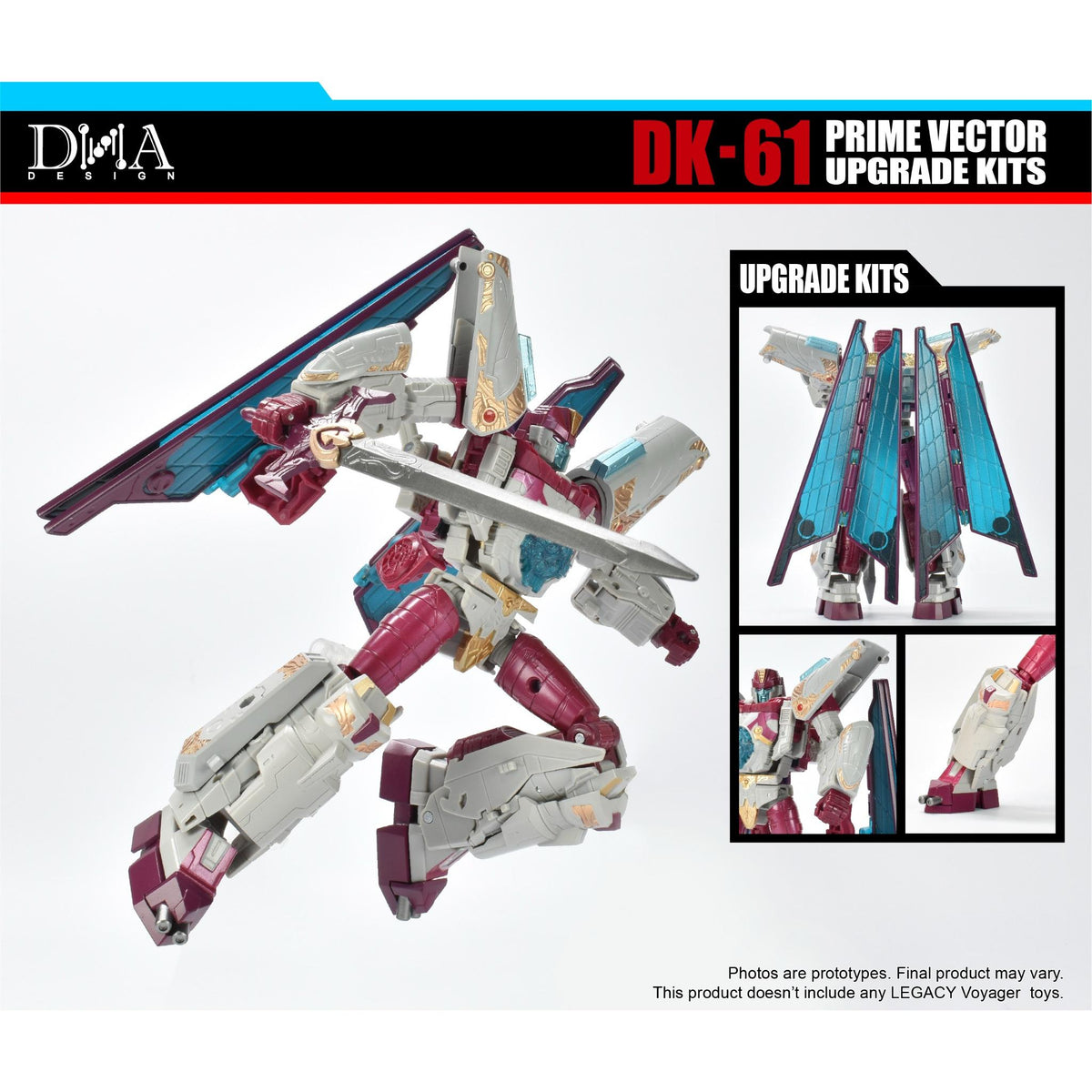 Custom Vector Prime DK-61 For Vector Prime Legacy United Upgrade-Kits – TRANSFORVERSE.EU