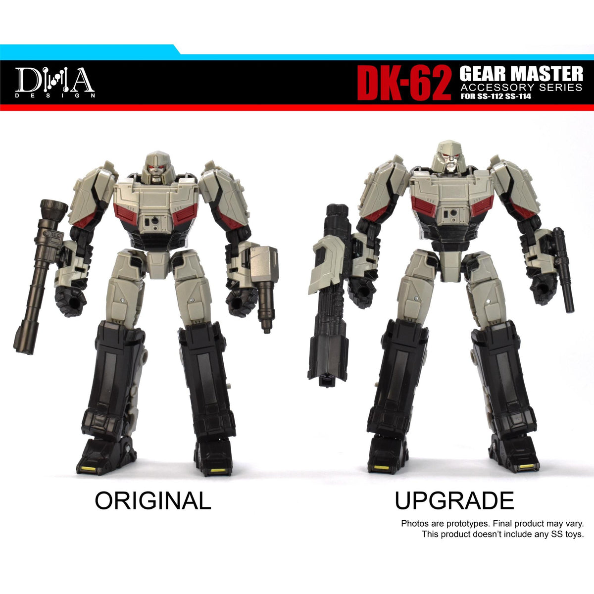 DK-62 Gear Master Upgrade για Optimus 112 & Megatron 114 Studio Series Transformers One