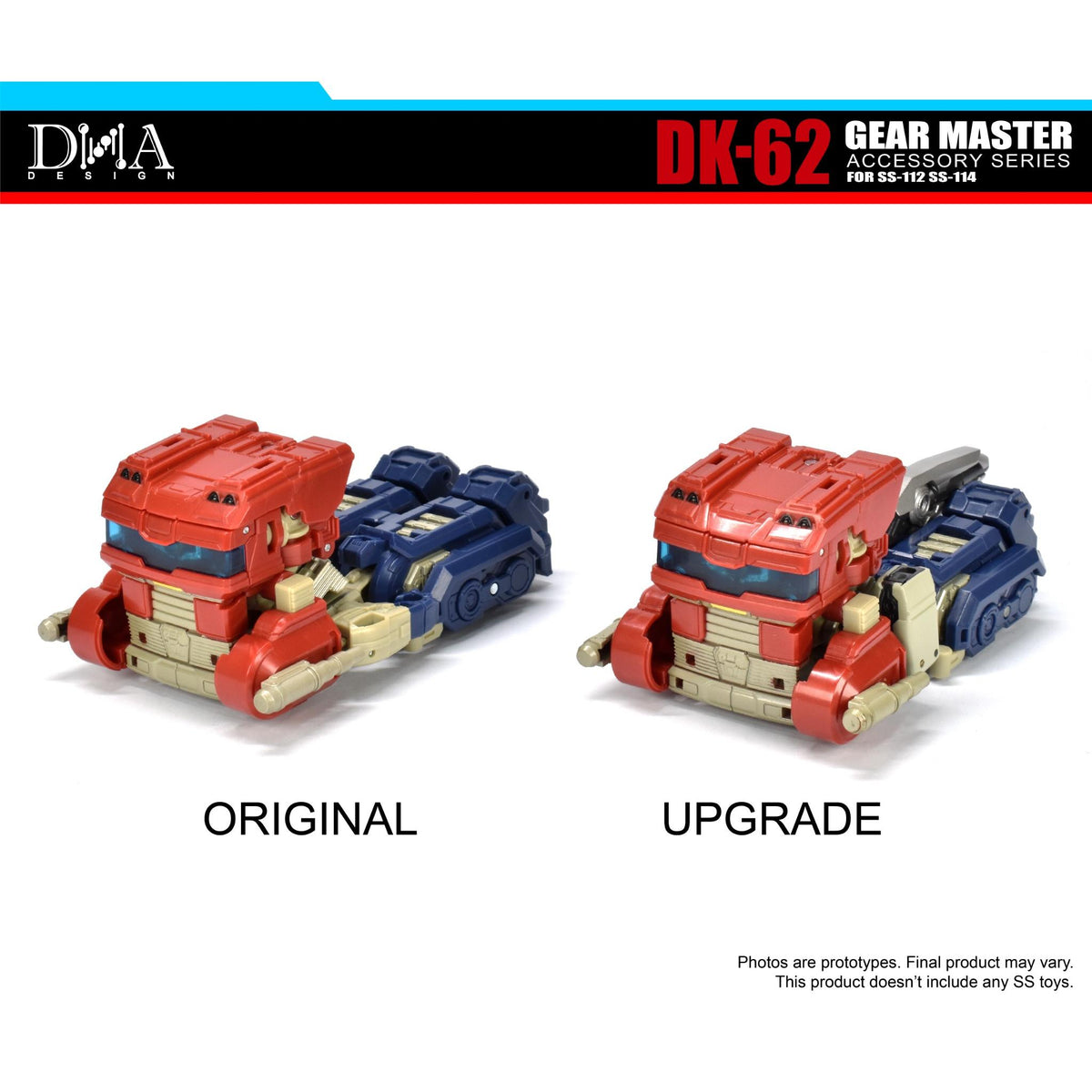 DK-62 Gear Master Upgrade για Optimus 112 & Megatron 114 Studio Series Transformers One