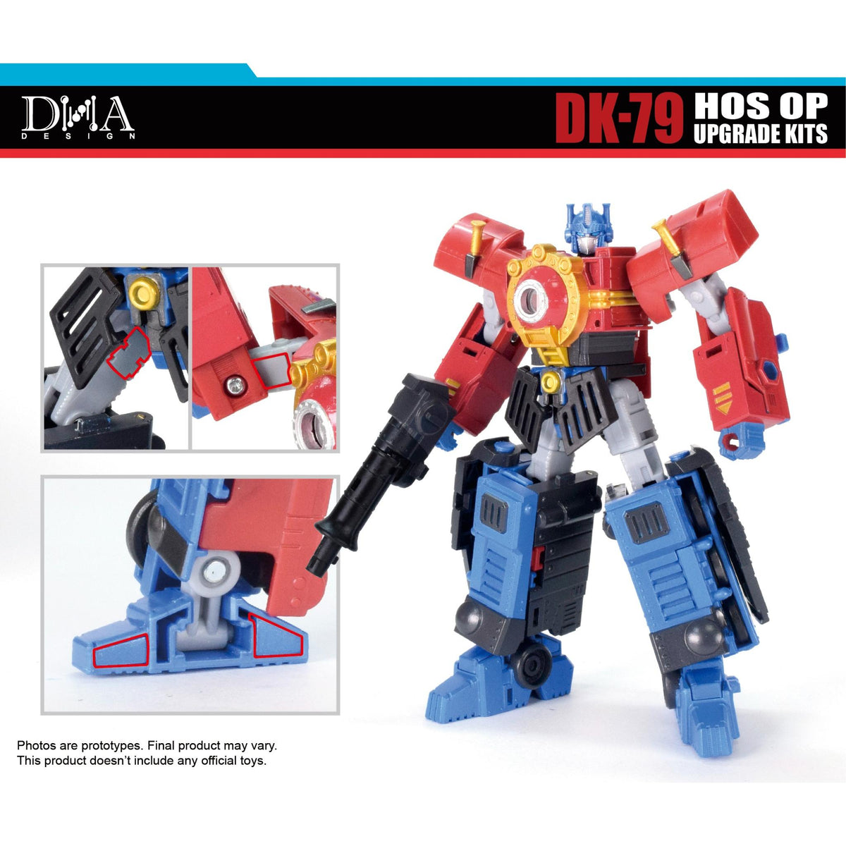 DK-79 Optimus Heart Of Steel Timeline Upgrade-Kit