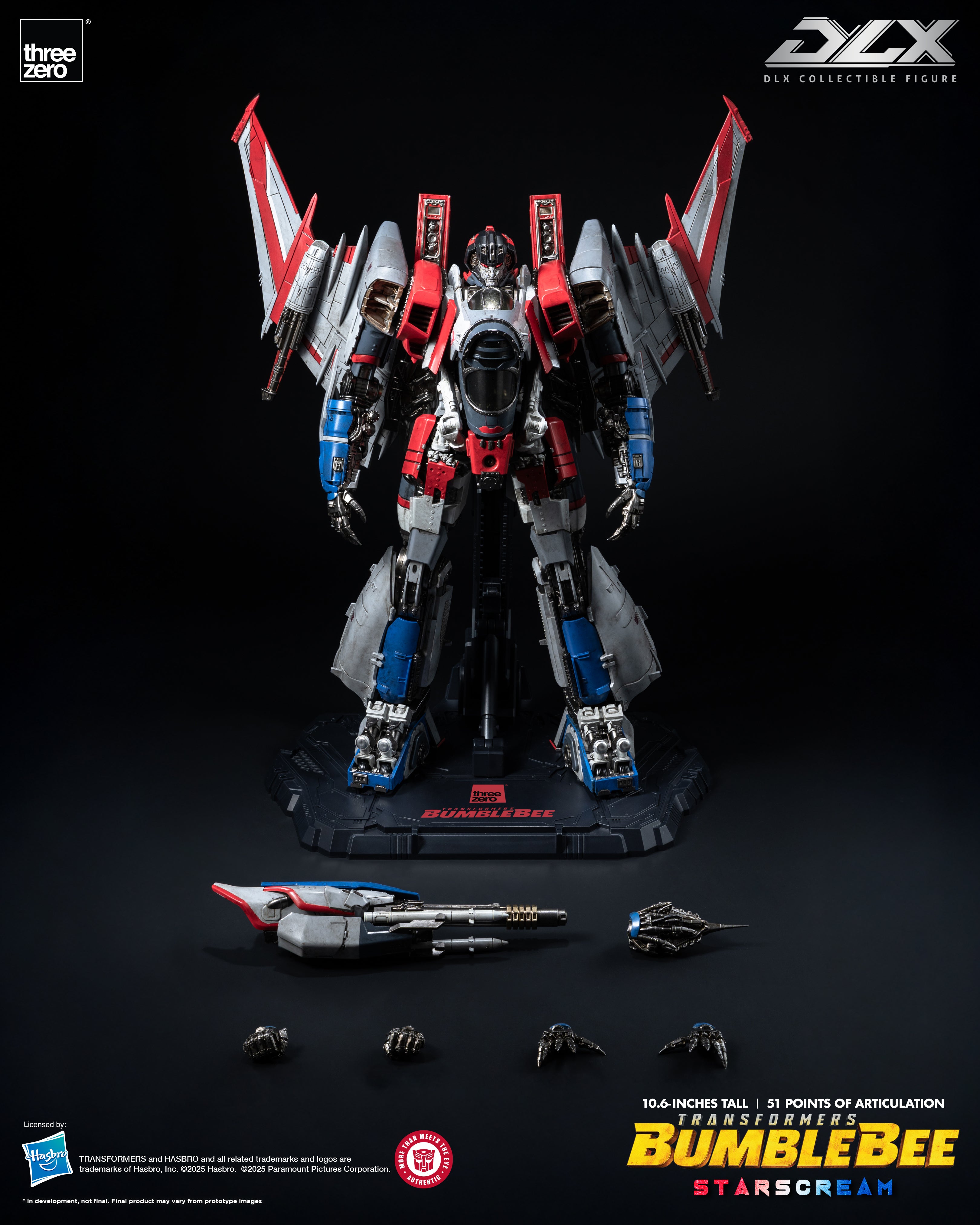 Starscream 27 cm DLX Bumblebee Movie Threezero