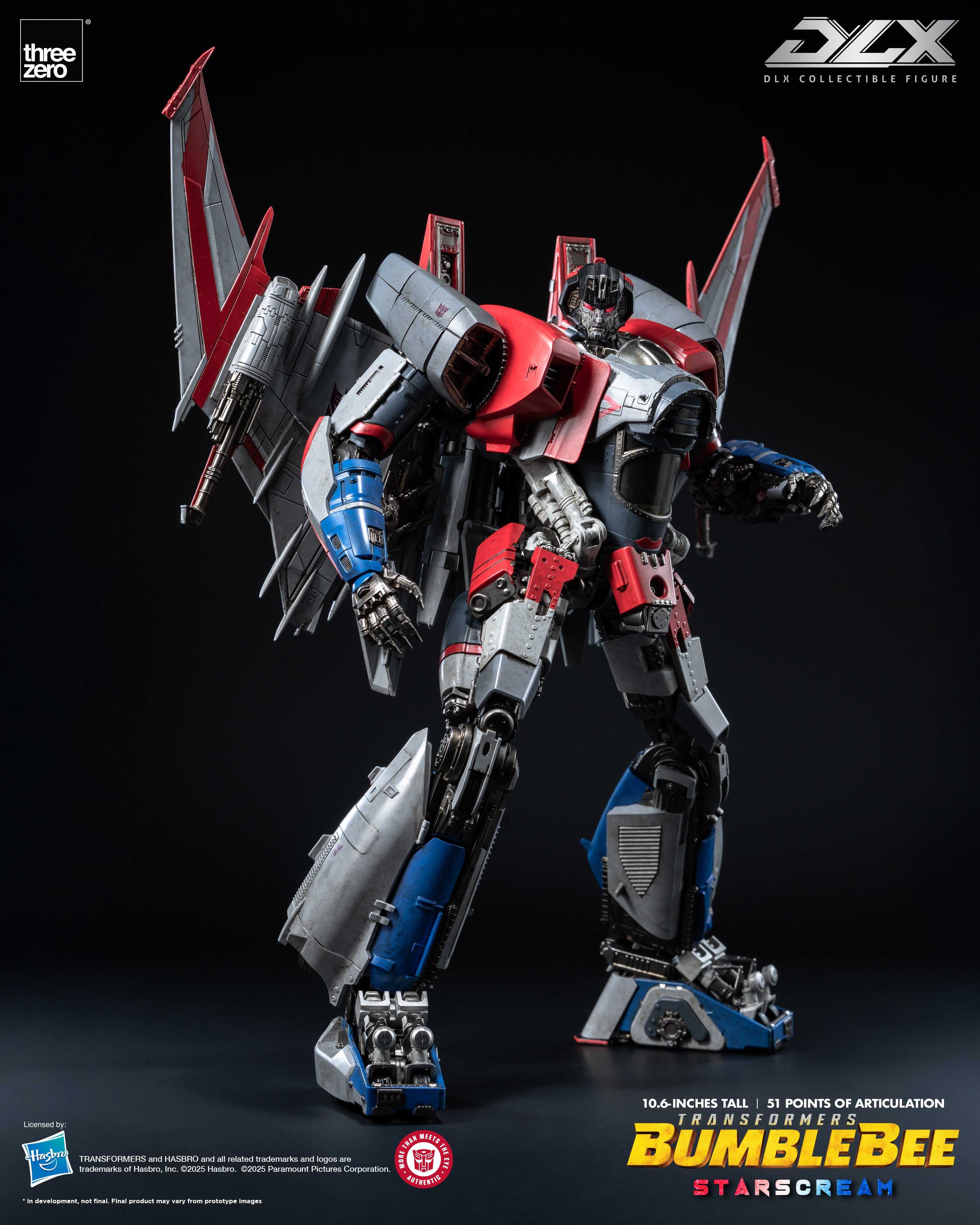 Starscream 27 cm DLX Bumblebee Movie Threezero