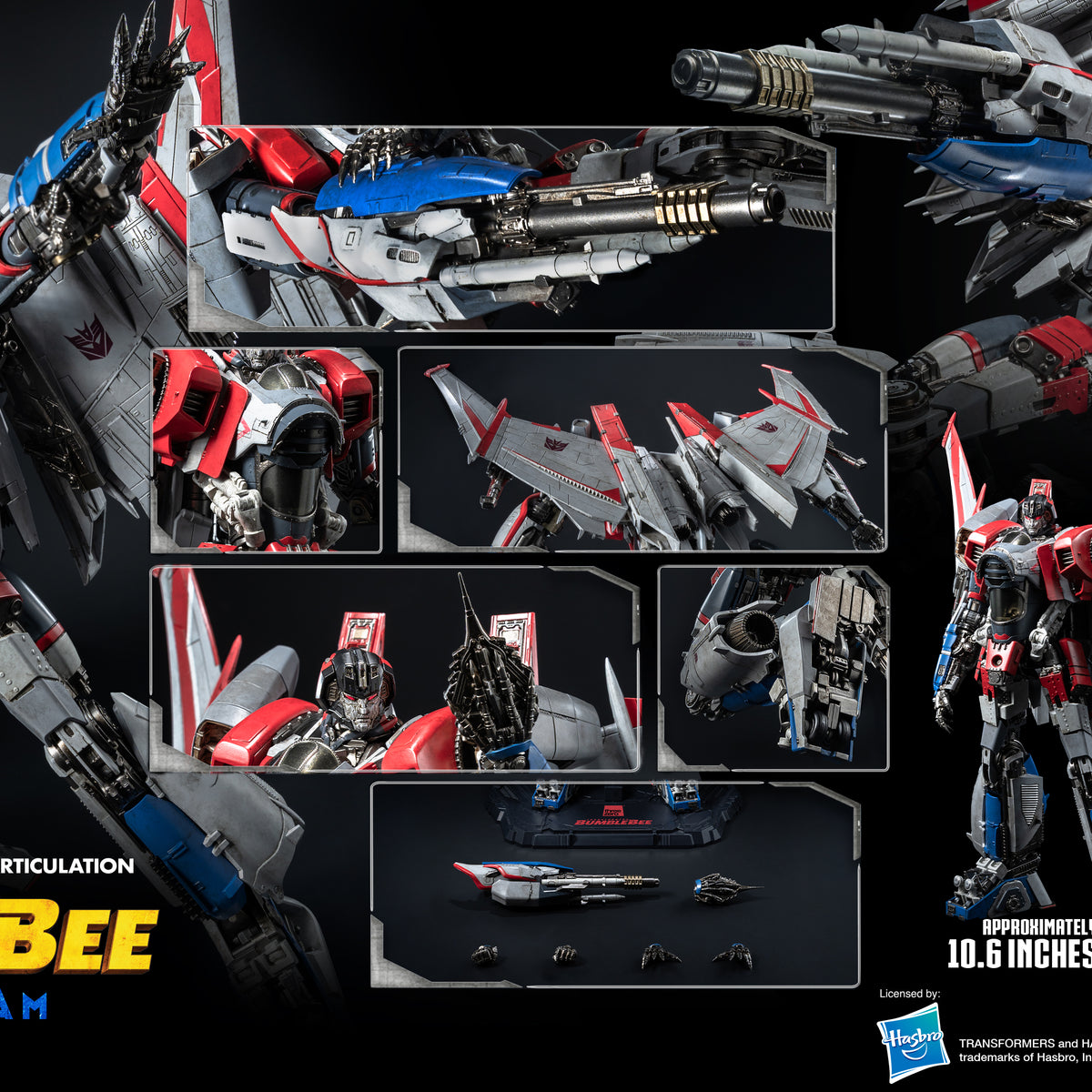Starscream 27 cm DLX Bumblebee Movie Threezero