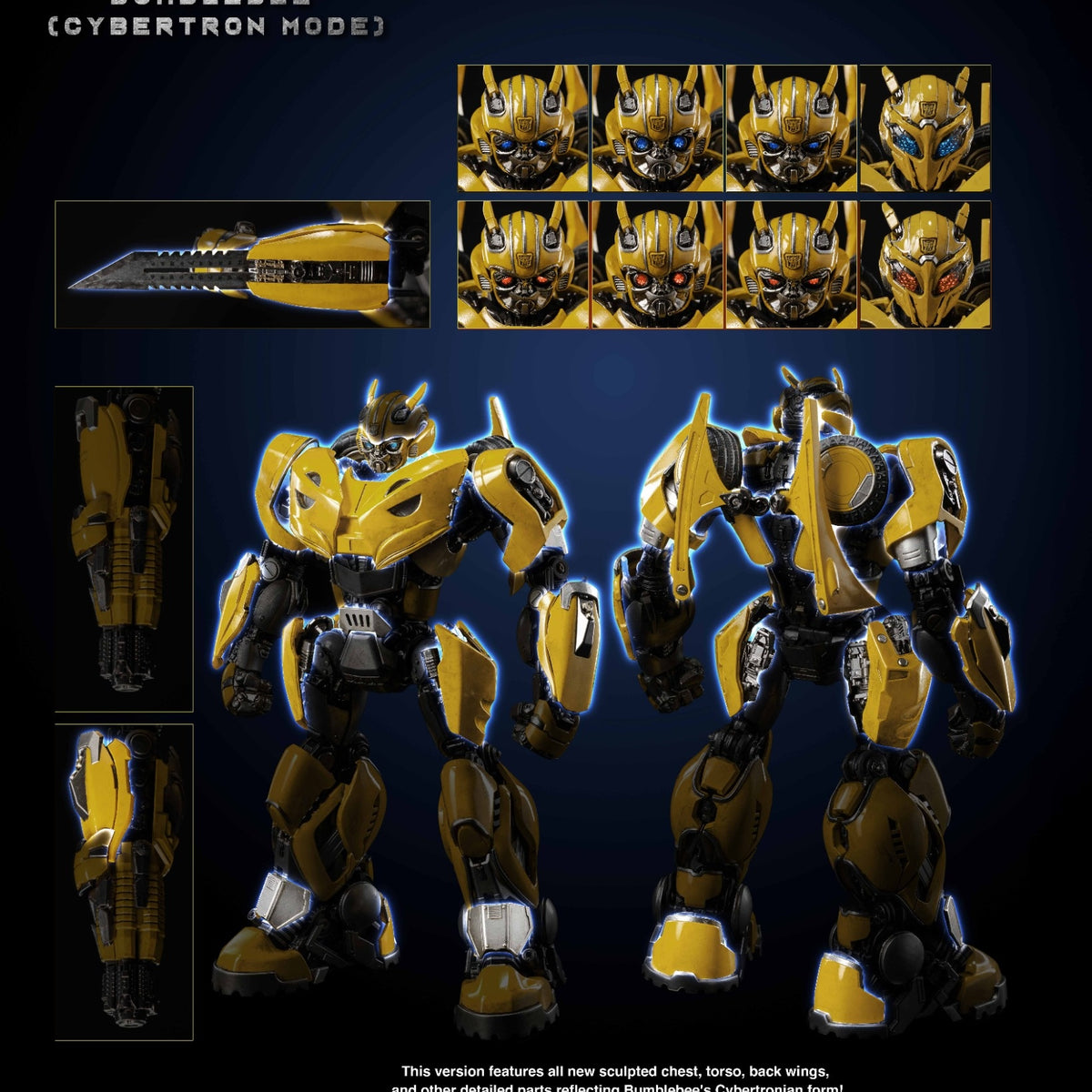 Bumblebee / B-127 Cybertron Mode 20 cm DLX Bumblebee Movie