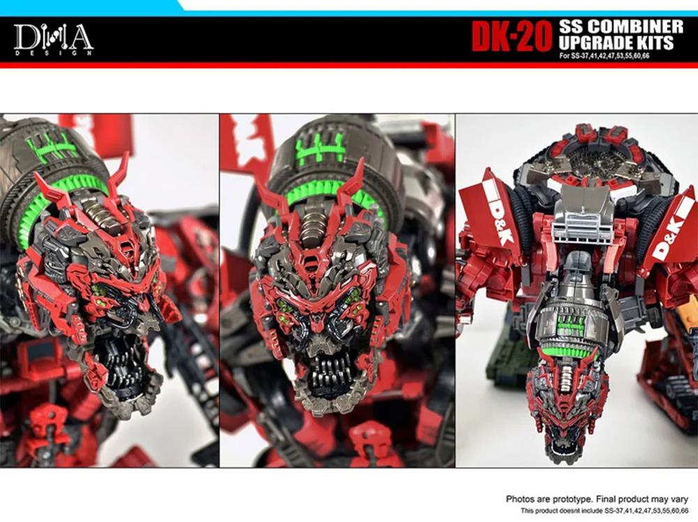 DK-20 Upgrade Kits DNA pour Devastator / Constructicons Studio Series ROTF