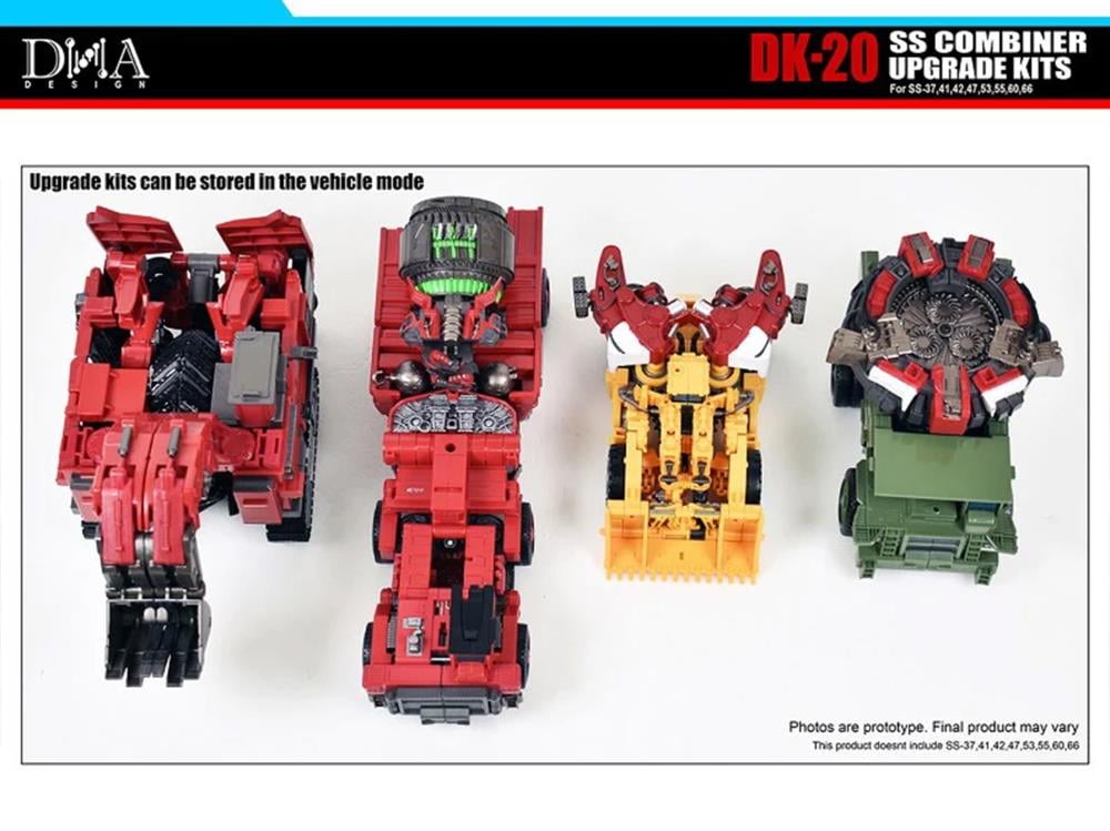 DK-20 Upgrade Kits DNA pour Devastator / Constructicons Studio Series ROTF