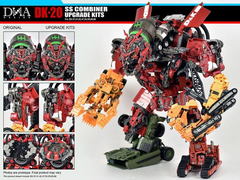 DK-20 Upgrade Kits DNA pour Devastator / Constructicons Studio Series ROTF