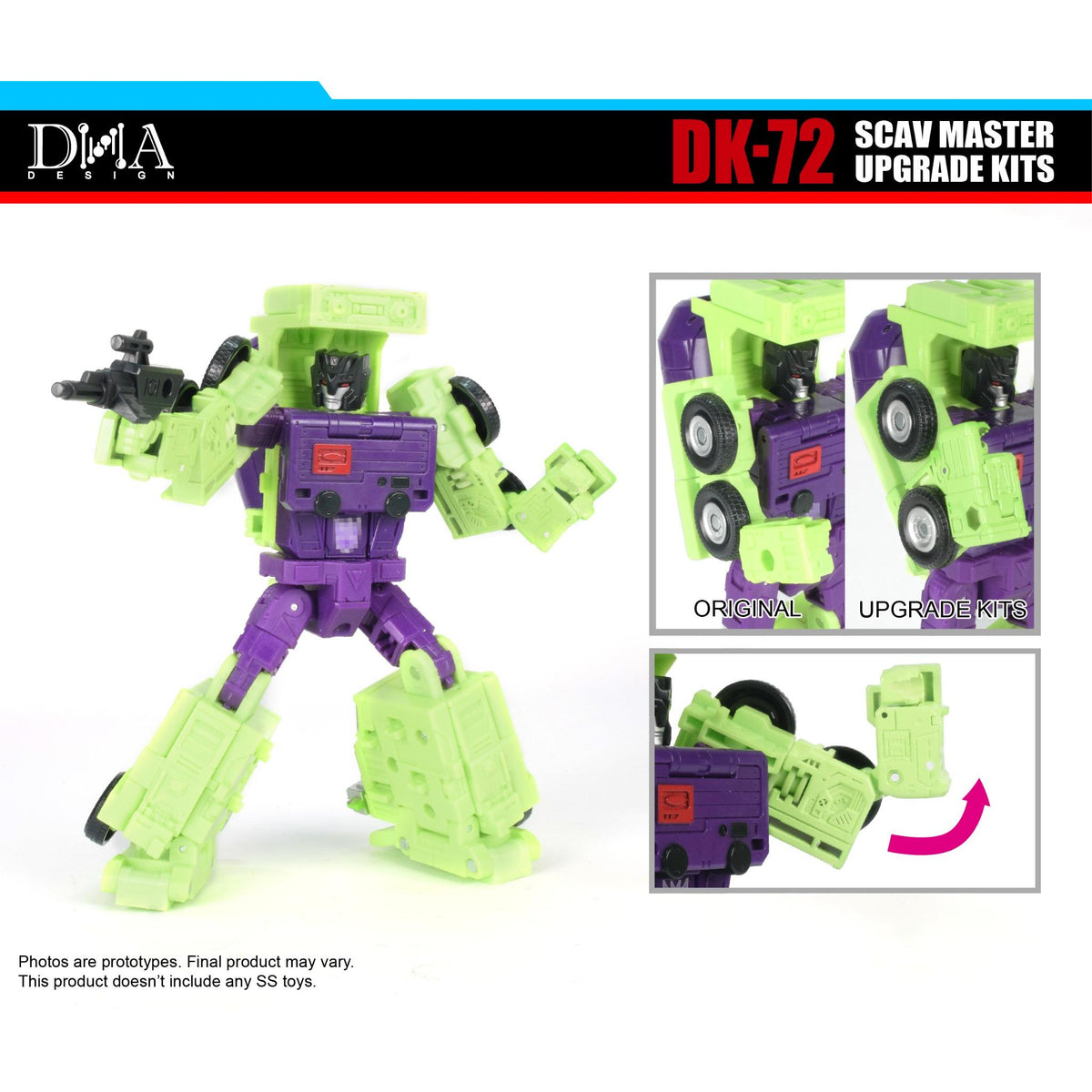 DK-72 Voor Scavenger en Mixmaster Studio Series 86 DNA Upgrade-Kit