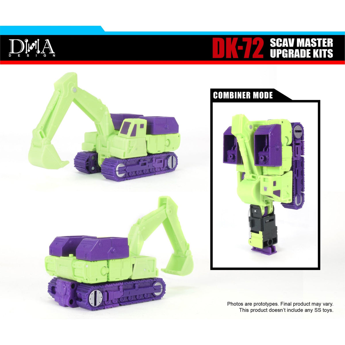 DK-72 Voor Scavenger en Mixmaster Studio Series 86 DNA Upgrade-Kit