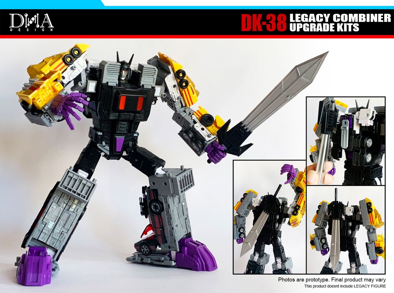 DK-38 Upgrade Kits DNA for Menasor Legacy – TRANSFORVERSE.EU