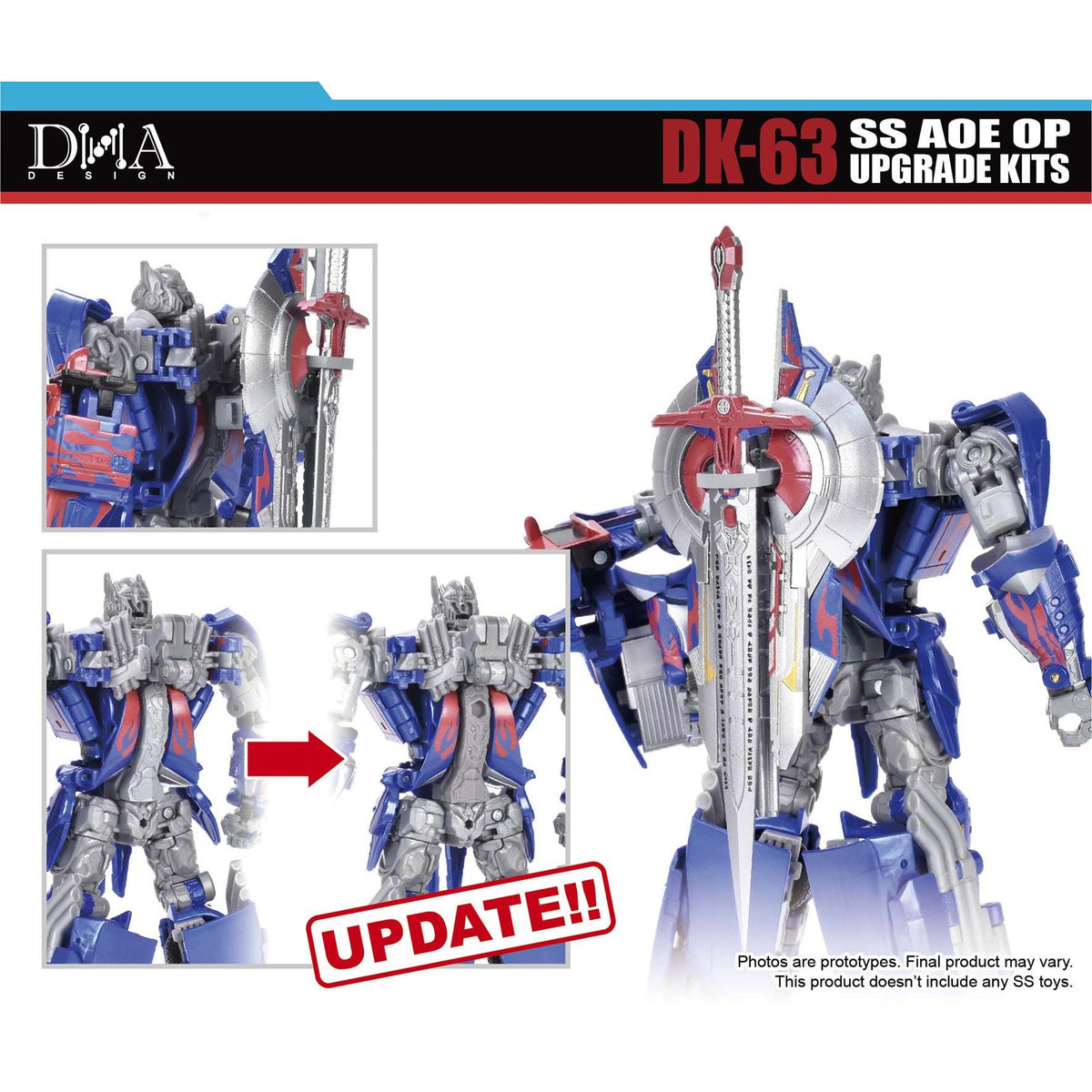 DK-63 jaoks Optimus Prime Age Of Extinction Studio Series