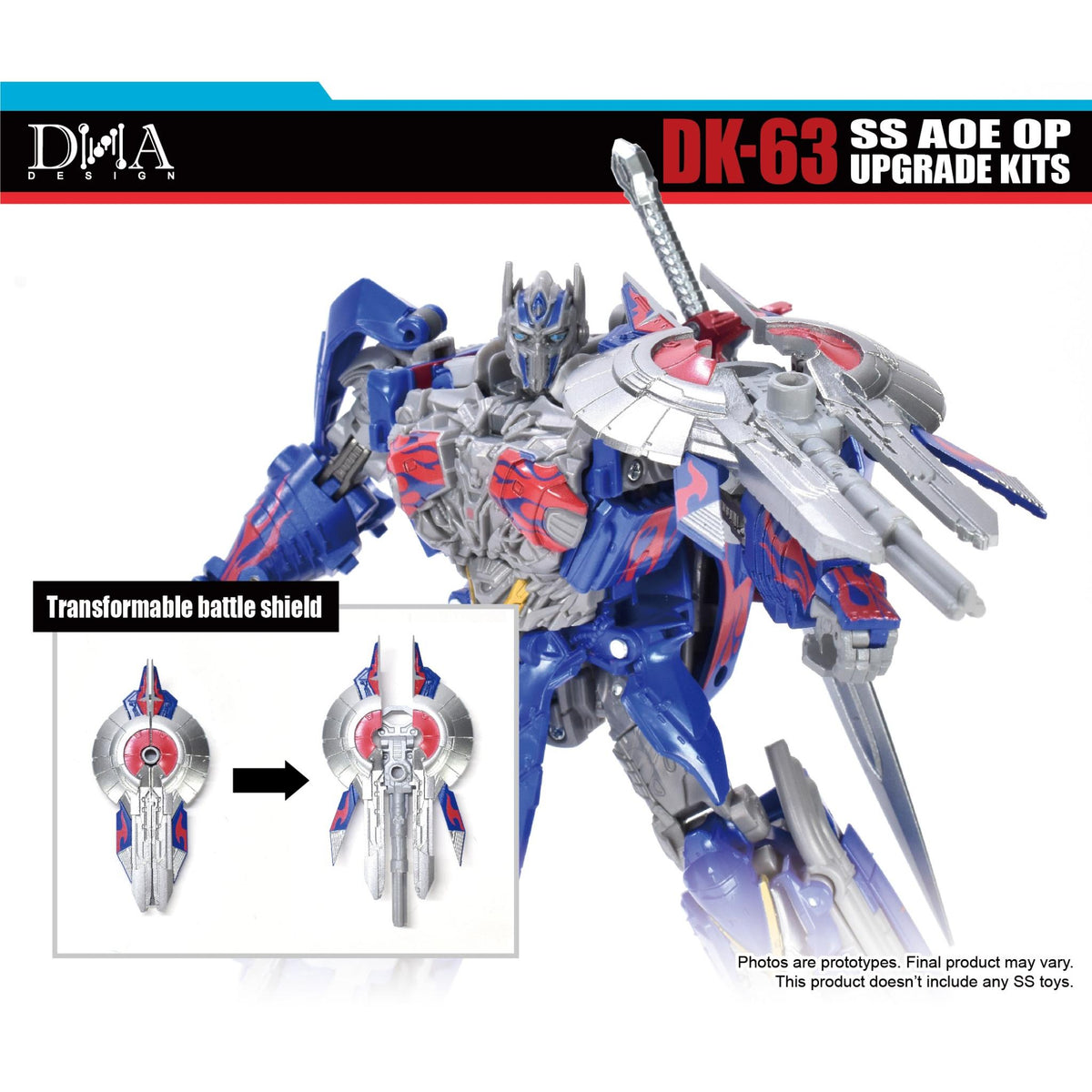 DK-63 jaoks Optimus Prime Age Of Extinction Studio Series