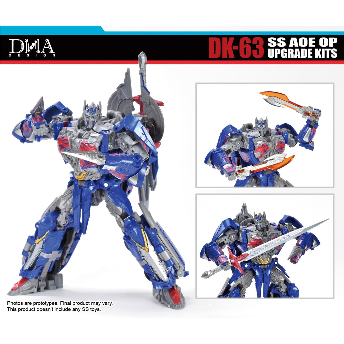 DK-63 jaoks Optimus Prime Age Of Extinction Studio Series