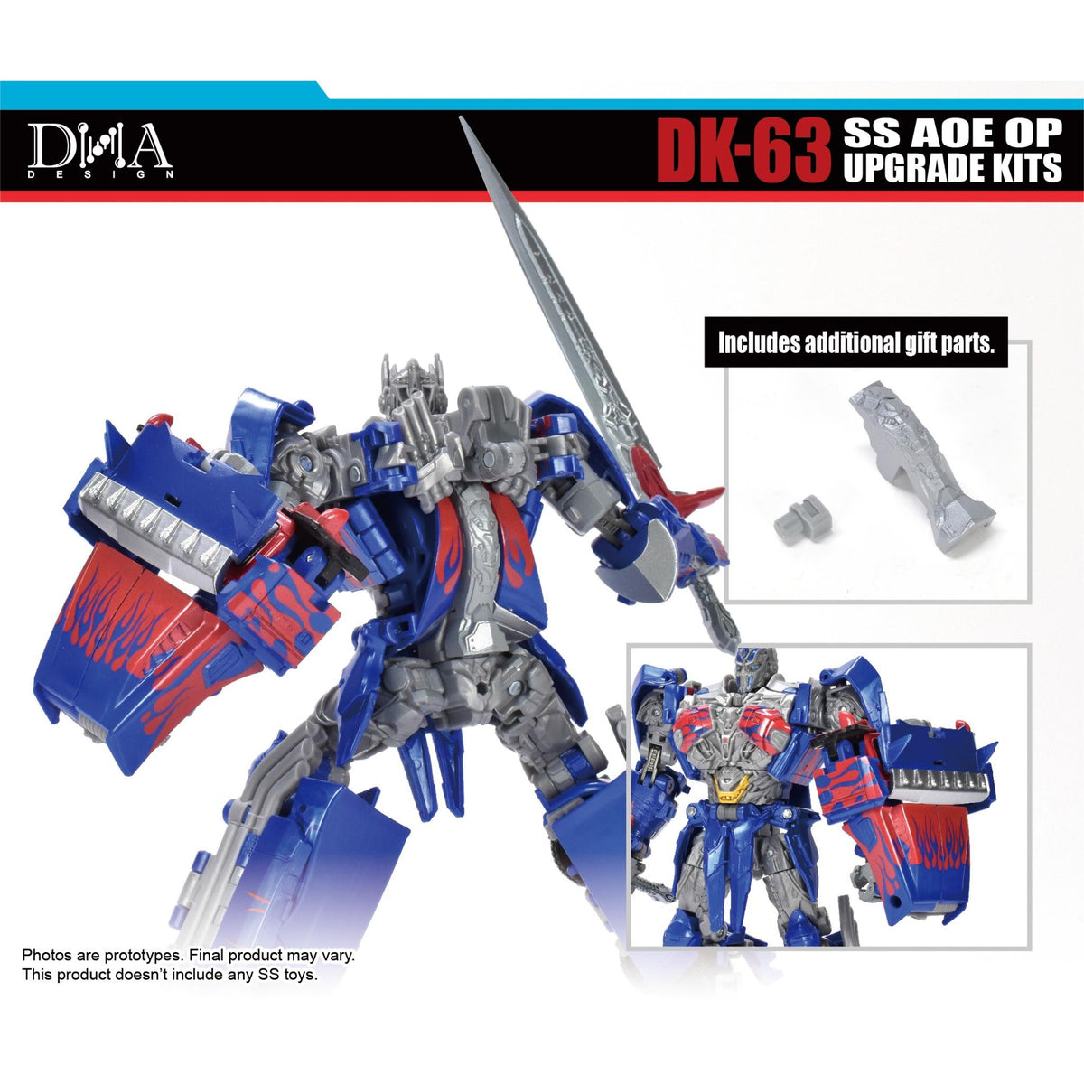 DK-63 jaoks Optimus Prime Age Of Extinction Studio Series
