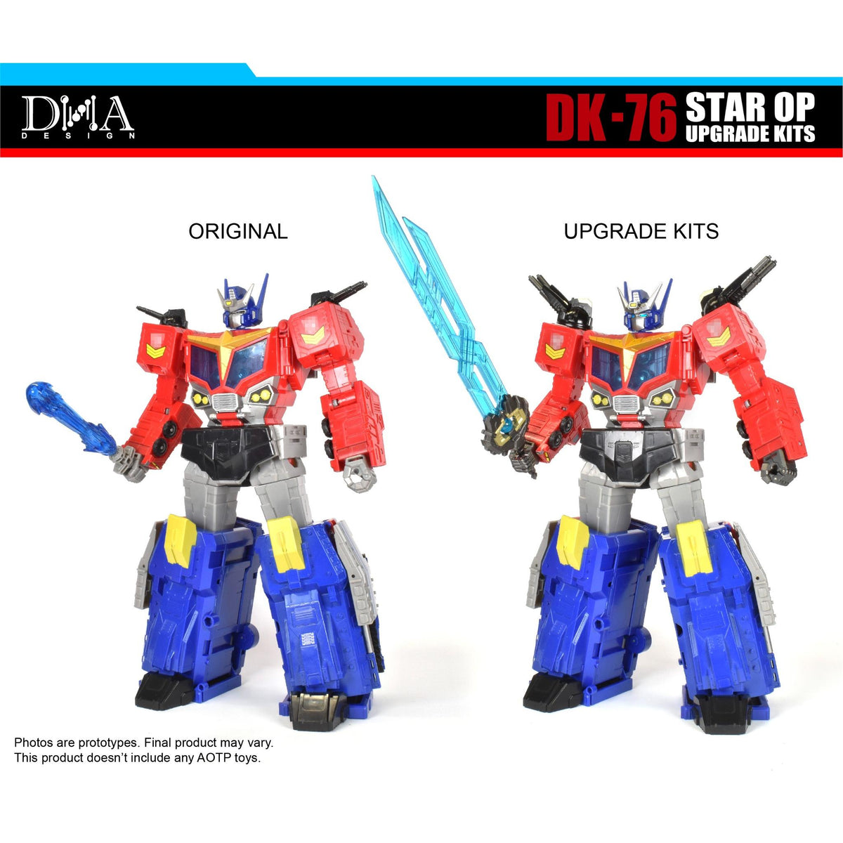 title
DK-76 för Star Convoy/Optimus Age Of The Primes uppgraderingskit