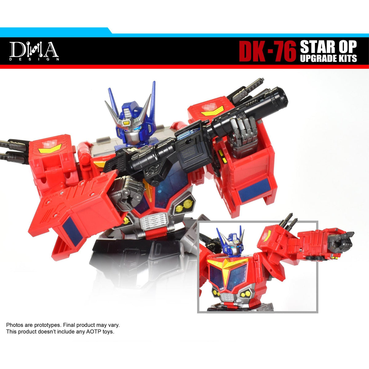title
DK-76 för Star Convoy/Optimus Age Of The Primes uppgraderingskit