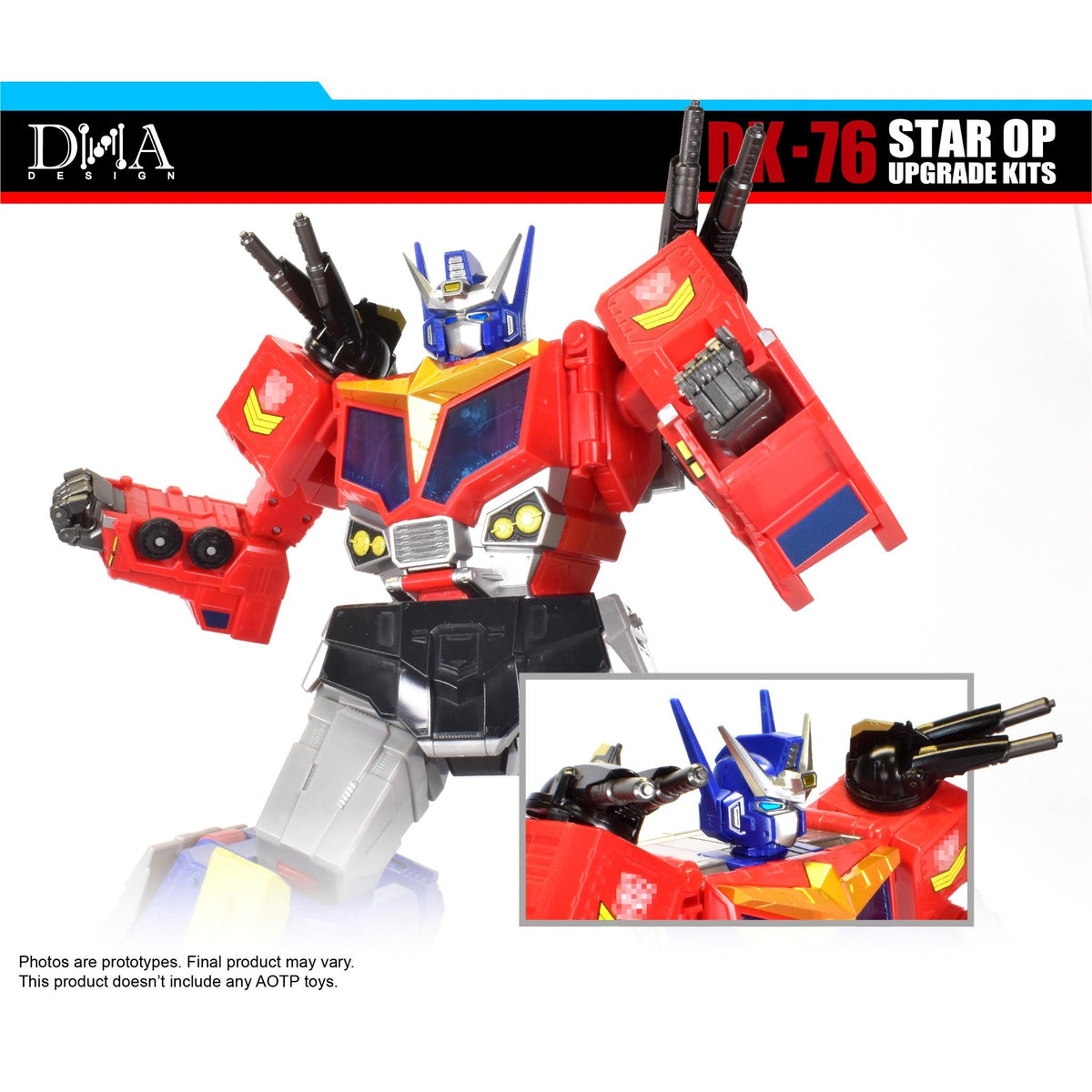 title
DK-76 för Star Convoy/Optimus Age Of The Primes uppgraderingskit