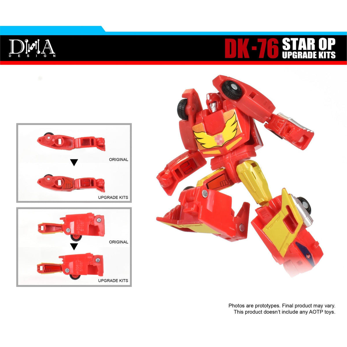 title
DK-76 för Star Convoy/Optimus Age Of The Primes uppgraderingskit