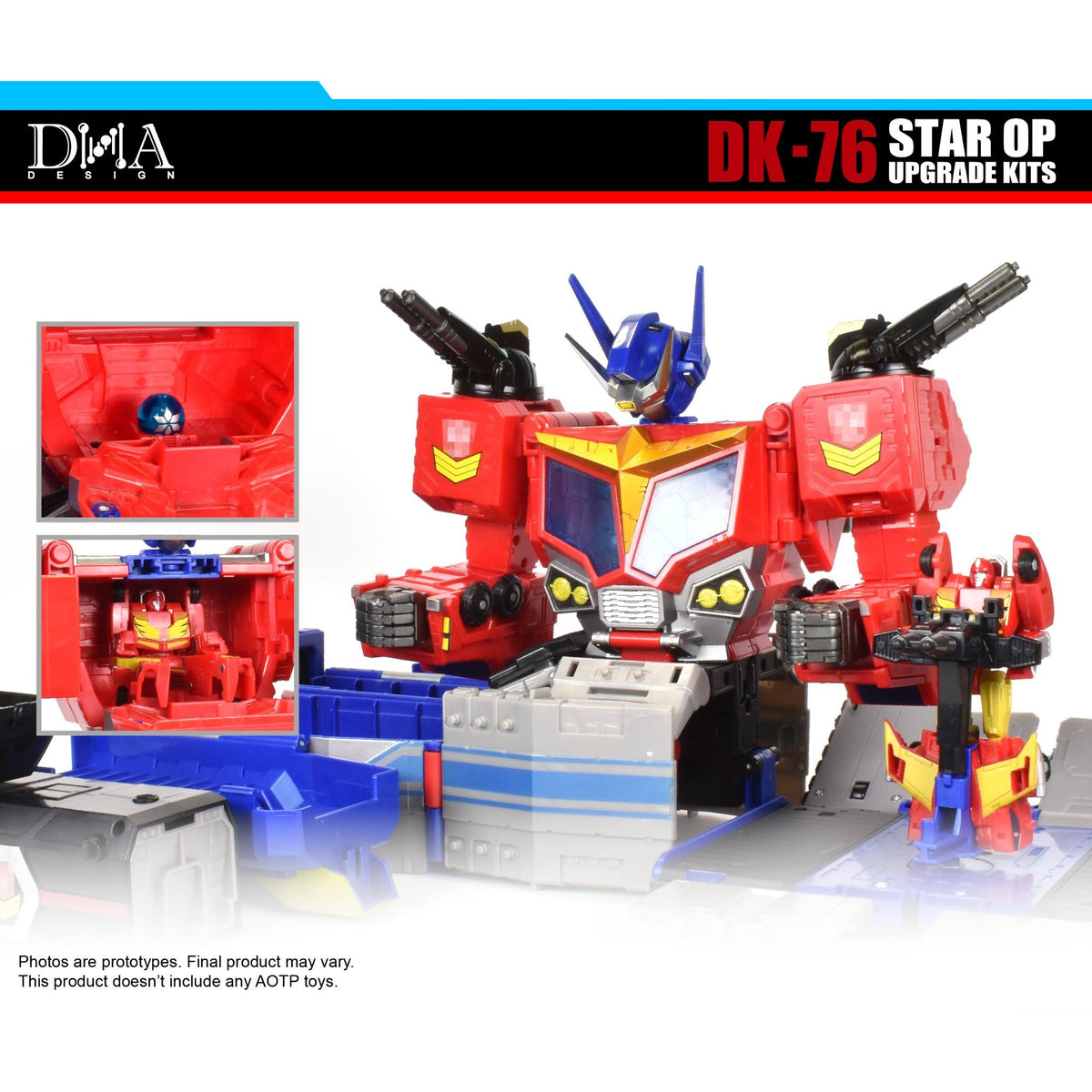 title
DK-76 för Star Convoy/Optimus Age Of The Primes uppgraderingskit