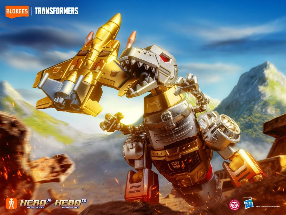 Dinoboti põgenemine Blokees Transformers 2026