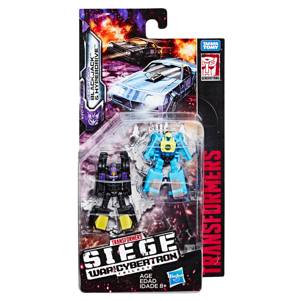Figurines Transformers Blakcjack & Hyperdrive War For Cybertron