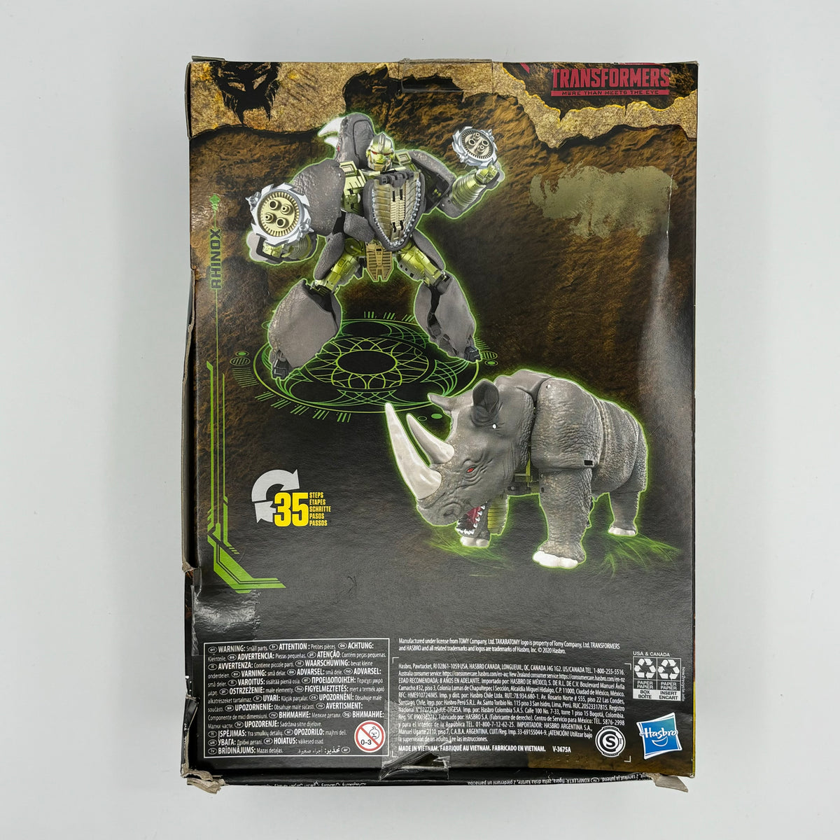 Beschädigt Rhinox Voyager Klasse 18cm War For Cybertron Kingdom