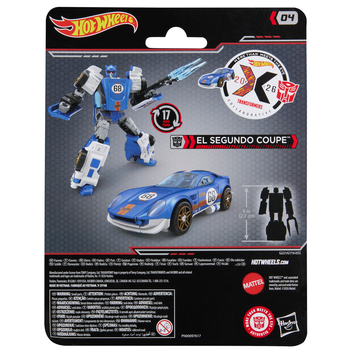 El Segundo Coupe 12,5 cm Collaborative Hot Wheels x Transformers