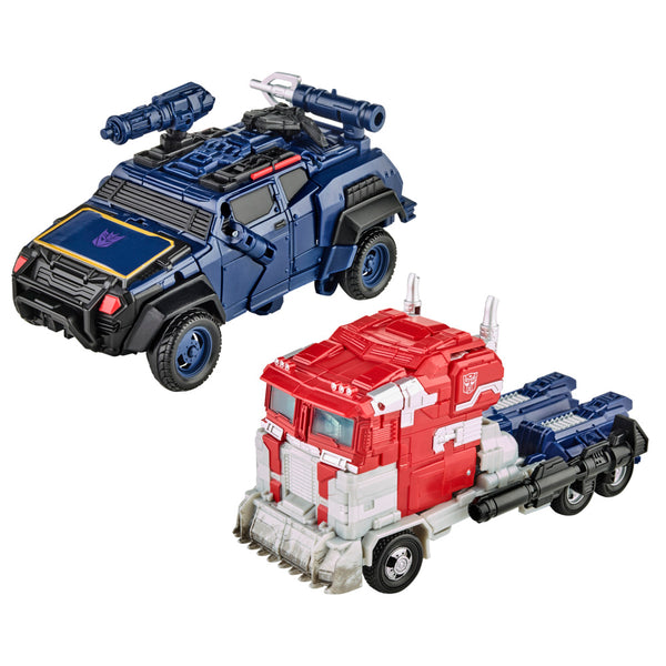 Optimus Prime & Soundwave Voyager Class 16,5 cm Transformers: Reactivate