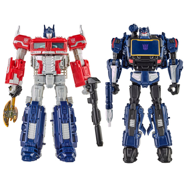 Optimus Prime & Soundwave Voyager Class 16,5 cm Transformers: Reactivate