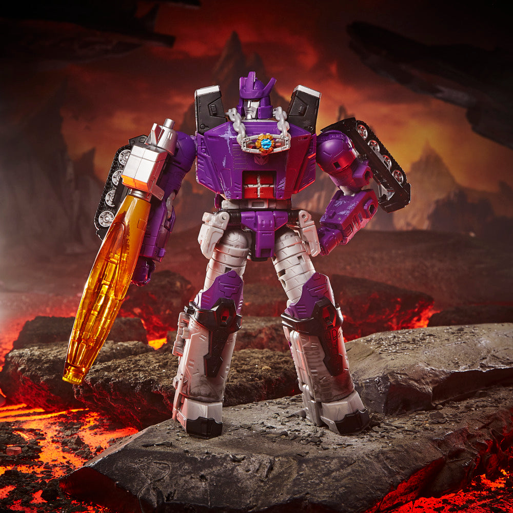 DAMAGED Galvatron Leader Class 19cm War for Cybertron Kingdom