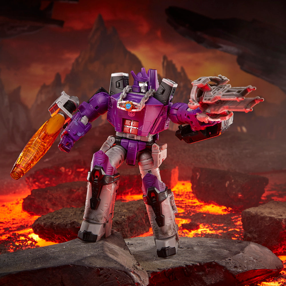 DAMAGED Galvatron Leader Class 19cm War for Cybertron Kingdom