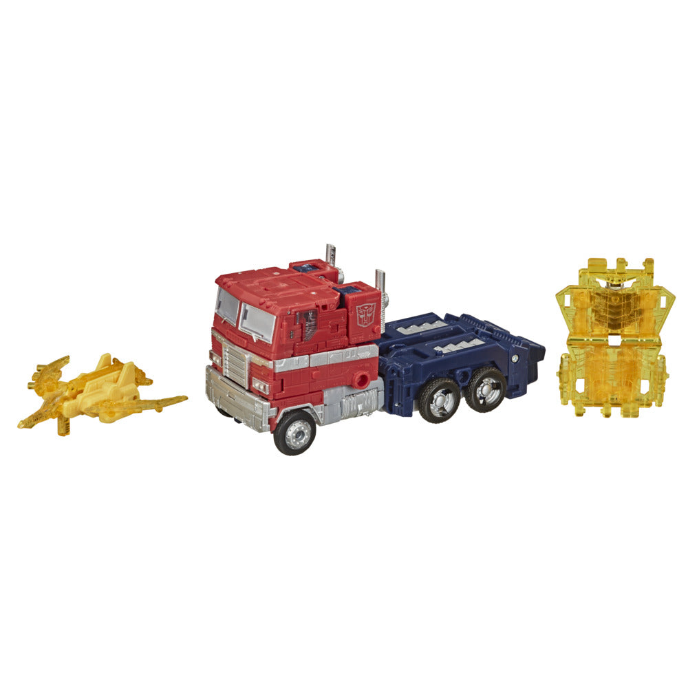 Optimus Prime Voyager Klasse 17,5cm War for Cybertron Netflix Battle Pack