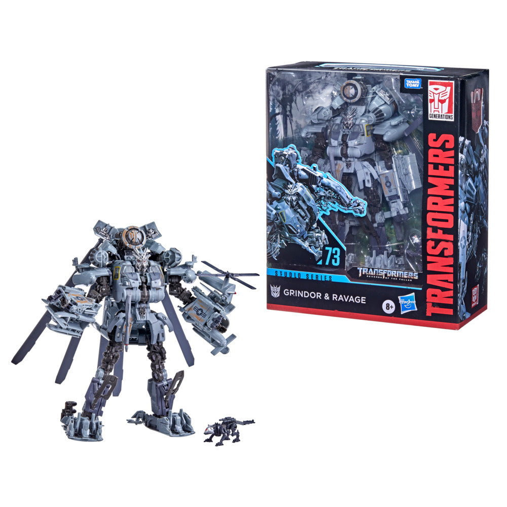 Grindor and Ravage Leader Class 21.5cm Studio Series Transformers 2