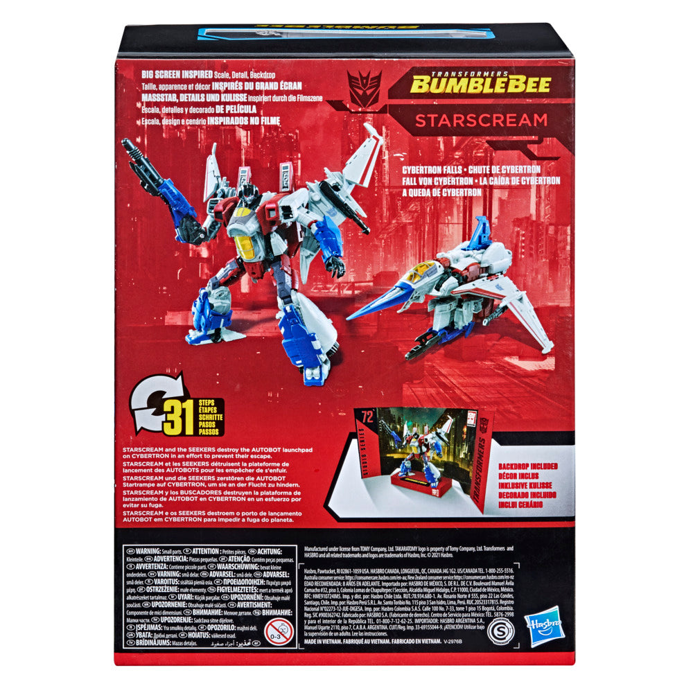 Starscream Voyager Class 16.5cm Studio Series Bumblebee