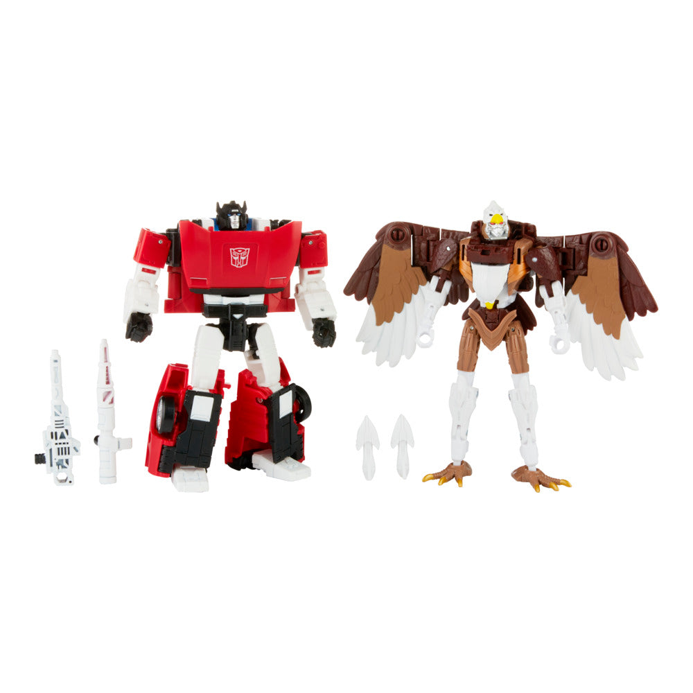 Sideswipe & Maximal Skywarp Deluxe Class Battle Across Time Collection  Transformers Generations Kingdom WFC-K42