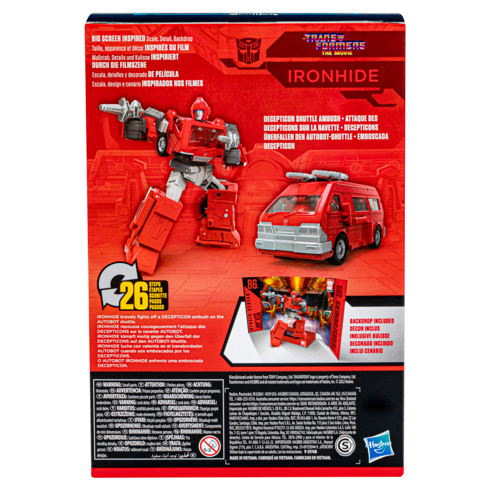 Ironhide Voyager Class 16,5cm Studio Series 86-17 Les Transformers : Le film