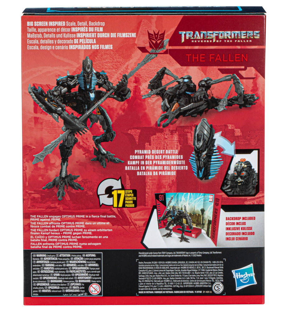 Transformers Studio Series Figures 91 The Fallen Leader