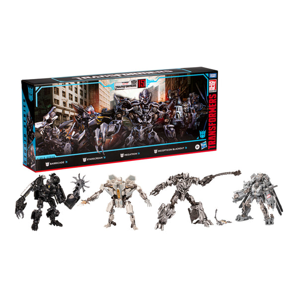Multipack de 4 Decepticon Studio Series 15e Anniversaire Transformers Generations